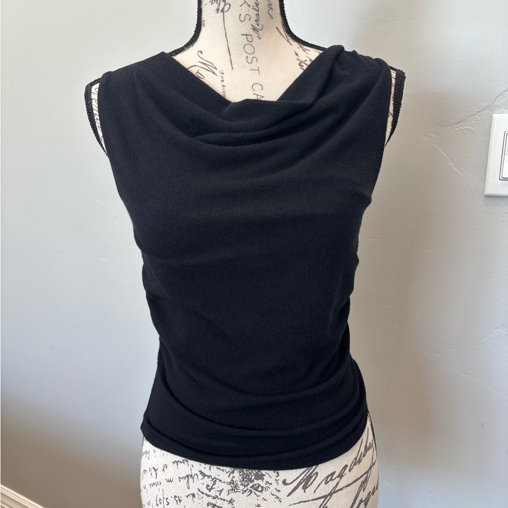 Charlotte Avery Black Fitted Top